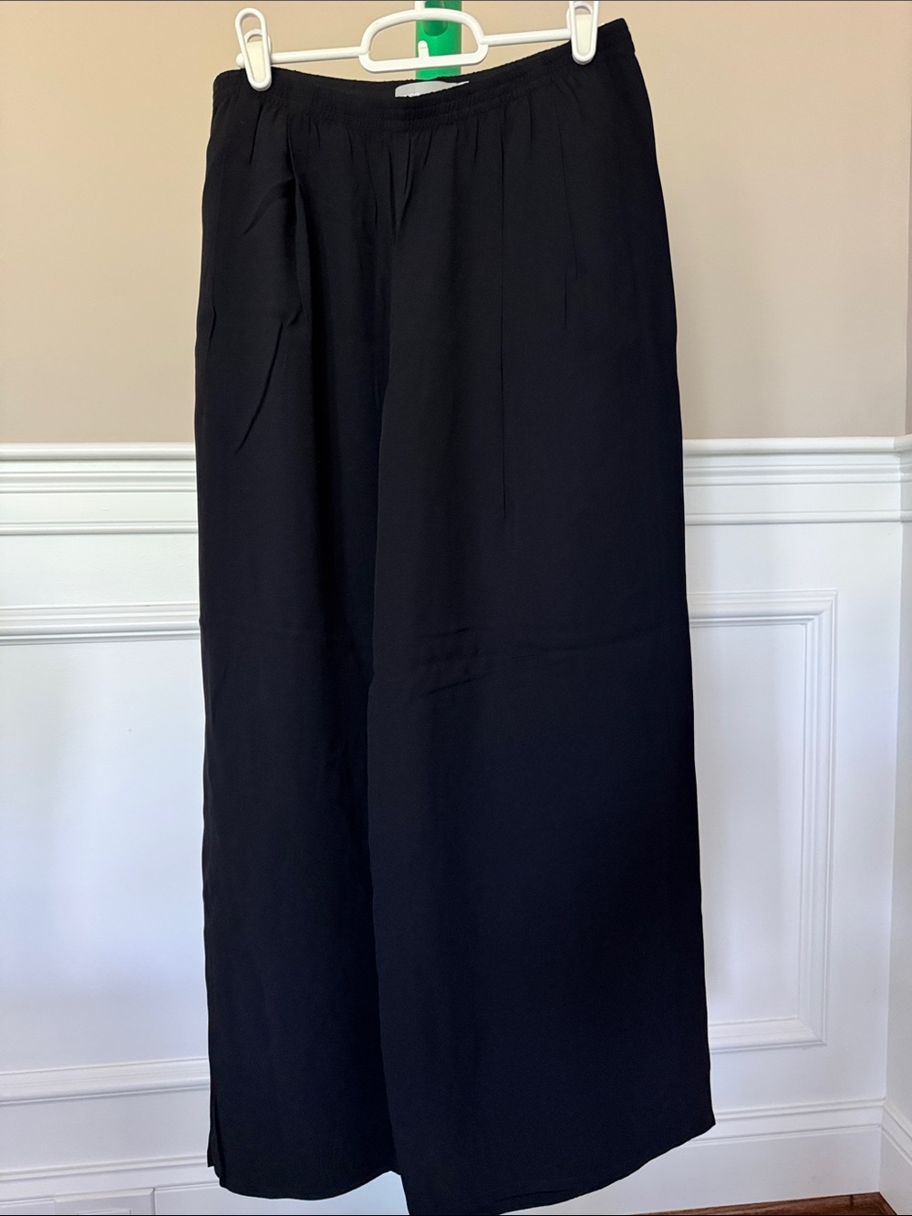Vince Black Wide-Leg Pants